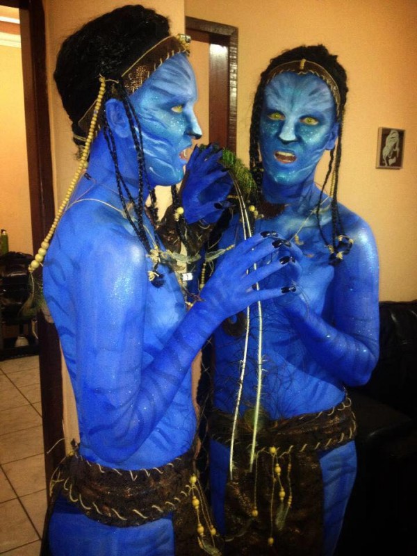 Maquiagem vencedora "Avatar" (Ederson Oliveira)
